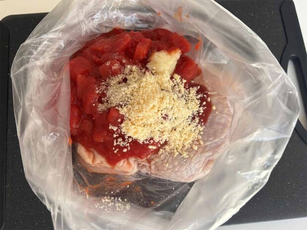 【メンズレシピ】チキンのトマト煮