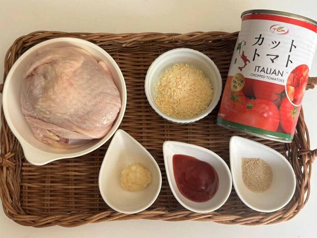 【メンズレシピ】チキンのトマト煮
