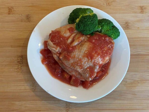 【メンズレシピ】チキンのトマト煮