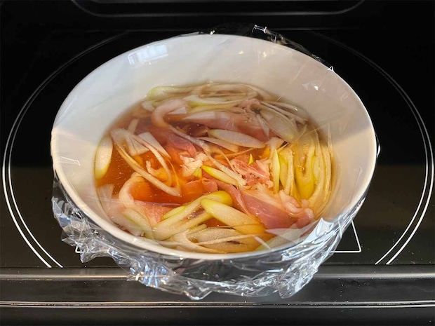 【メンズレシピ】レンチンカレーうどん