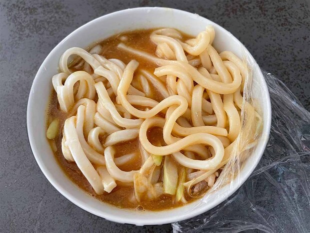 【メンズレシピ】レンチンカレーうどん
