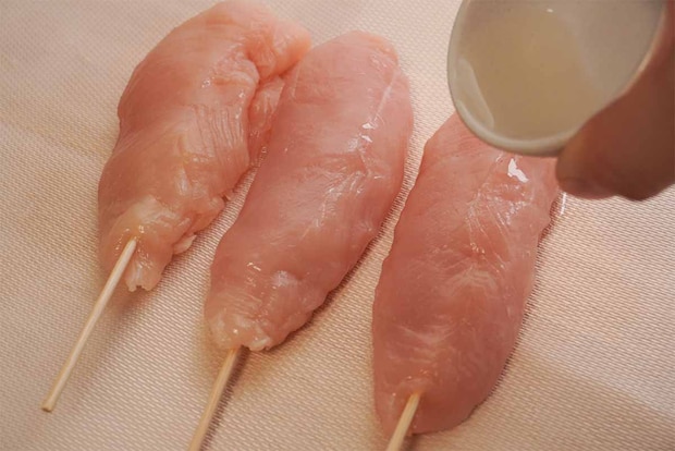 【メンズレシピ】ささみ焼き鳥