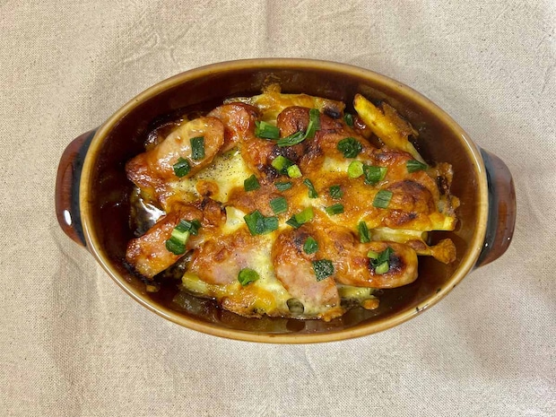 【メンズレシピ】チーズダッカルビ風ポテト