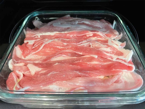 【メンズレシピ】豚バラレンジ蒸し