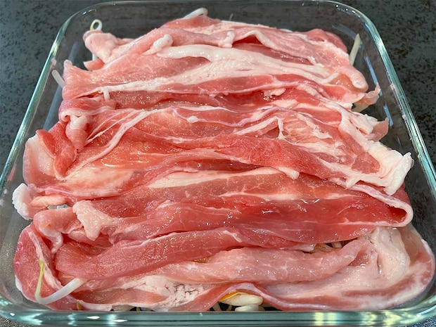 【メンズレシピ】豚バラレンジ蒸し