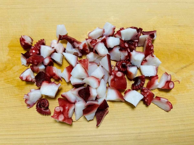 【メンズレシピ】タコの磯辺ガーリック和え