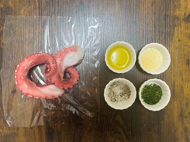 【メンズレシピ】タコの磯辺ガーリック和え