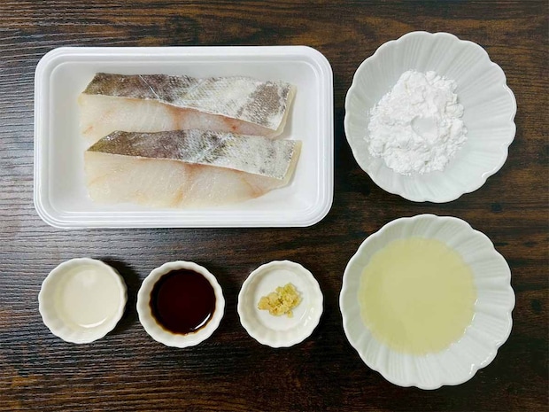 【メンズレシピ】白身魚の竜田揚げ