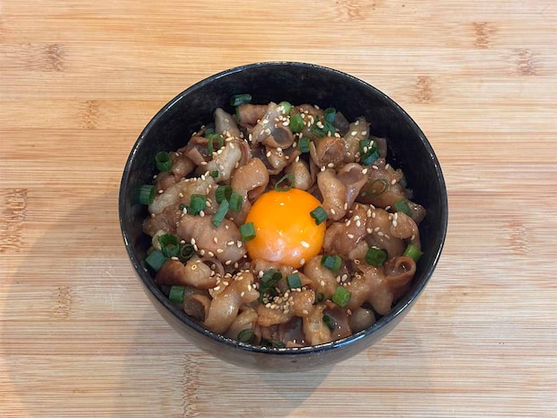 【メンズレシピ】ホルモン丼
