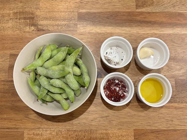 【メンズレシピ】ガーリック枝豆