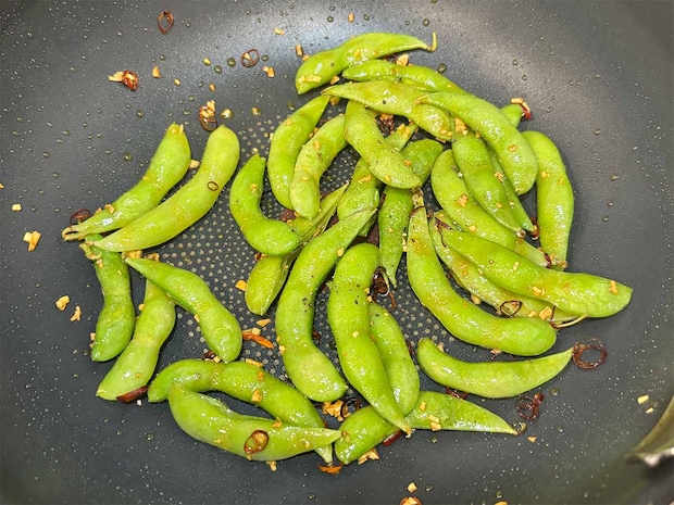 【メンズレシピ】ガーリック枝豆