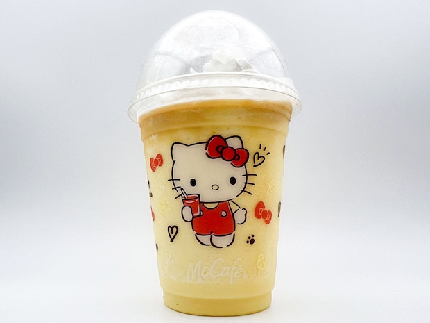 マクドナルド「ポムポムプリンのクリーミープリンフラッペ」