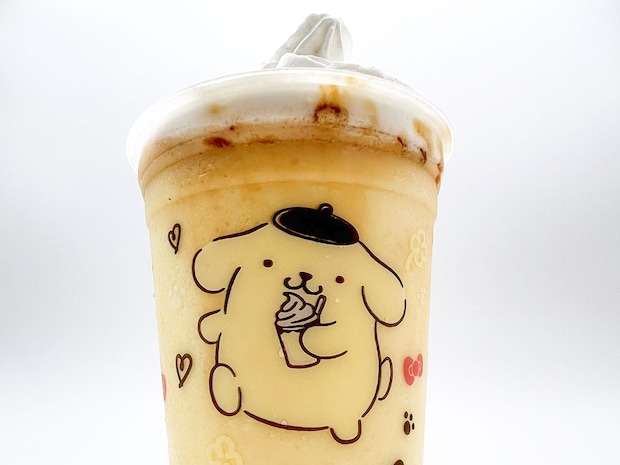 マクドナルド「ポムポムプリンのクリーミープリンフラッペ」