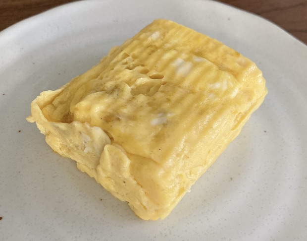 ダイソー「レンジで簡単だし巻きたまご」