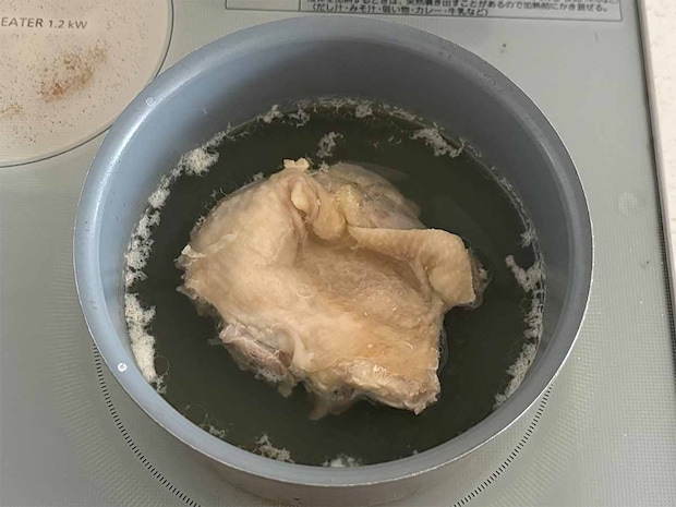 笠原将弘さん「ゆで鶏のみそ漬け焼き」