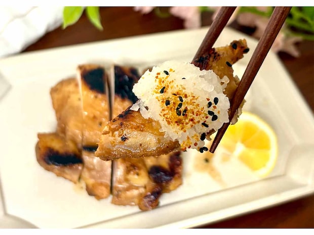 笠原将弘さん「ゆで鶏のみそ漬け焼き」