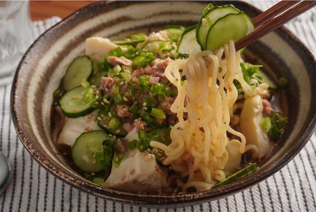 笠原将弘さん「冷や汁風みそラーメン」