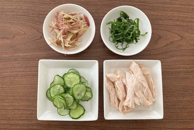 大原千鶴さん「鶏むね肉の冷や汁」