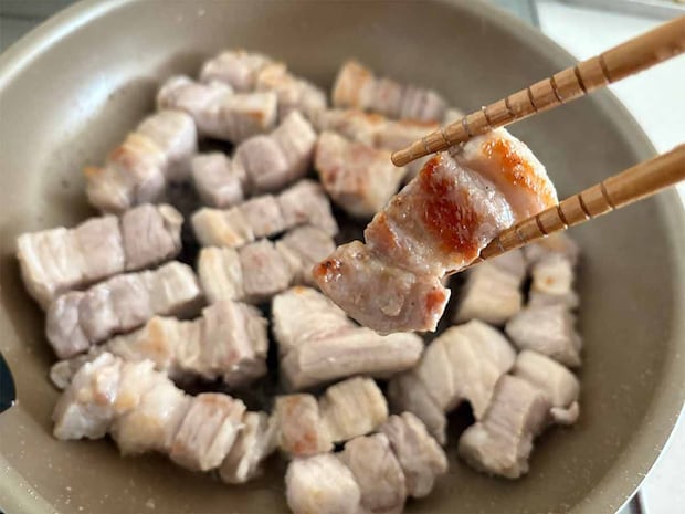 【メンズレシピ】フライパンで作る豚の角煮