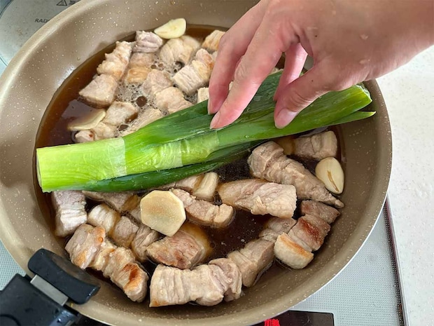 【メンズレシピ】フライパンで作る豚の角煮