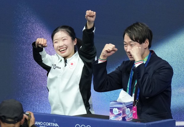 ミラノ五輪　中井亜美の“笑顔”に陥落！トリプルアクセル成功＆「全力ピース」にファン「世界に見つかった」　女子フィギュア