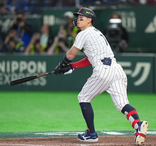 WBC侍ジャパン、佐藤輝明がスタメン！「ラスト侍」小園海斗は6番ショートでWBC初出場　大谷翔平＆鈴木誠也は先発外れる