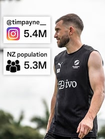 “W杯で最も無名な選手”NZ代表ティム・ペインのフォロワーが「自国の人口」超えの540万人に！運命変えた恩人との感動対面も