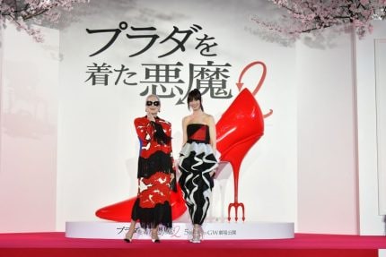 メリル・ストリープとアン・ハサウェイのツーショット登壇が実現　『プラダを着た悪魔２』来日プレミアイベント