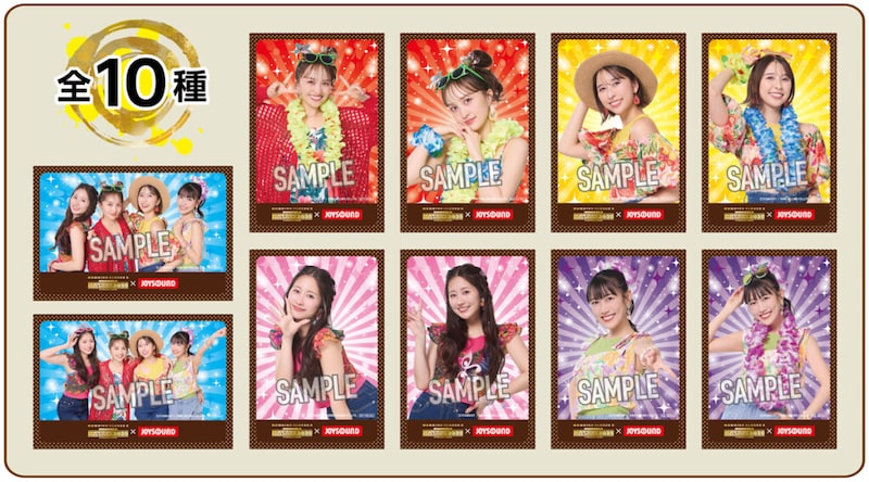 ももクロ×JOYSOUND_特典ポストカードデザイン
