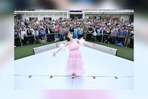 柏木由紀リリースイベントをラゾーナ川崎で開催、ソロ初、夢のステージでのライブに大興奮