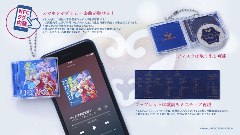 「プリンセッション・オーケストラ」<br />
ミニチュアCDコレクション