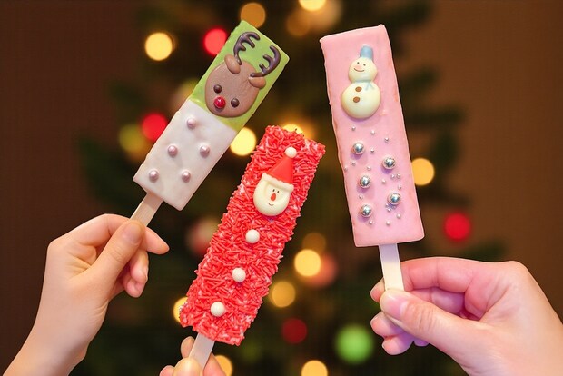 持ってるだけでテンション爆上がり「お菓子のたいよう」クリスマス・バーバウムを11月30日より期間・数量限定展開