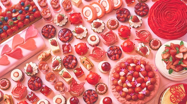 これぞ苺パラダイス ヒルトン京都で26年1月16日より好評スイーツビュッフェ「ストロベリーにメロメロ」復活開催