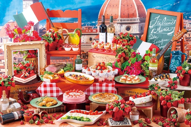 八王子市:”イタリアン×苺スイーツ”の贅沢ビュッフェが26年1月10日より期間限定登場