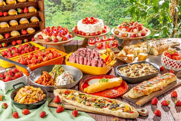 千葉県成田市：王道の苺スイーツ勢揃い「旬のいちごと生パスタを楽しむイタリアンビュッフェ」26年元旦より開催