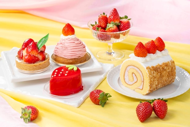 コロンバン:人気ブランド苺TOP3使った各種スイーツ、1月15日より順次展開へ