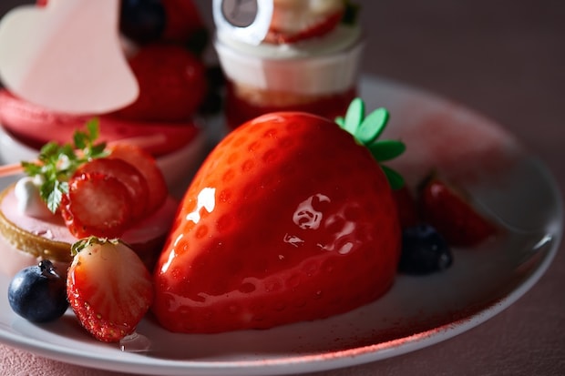 茨城県水戸市：苺に見立てたスイーツ登場「水戸プラザホテル」苺アフヌン第2弾、2月1日より展開