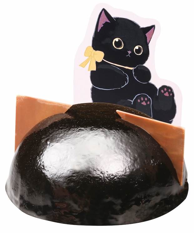 くら寿司×mofusand：初コラボ　キュートな黒猫モチーフのチョコケーキなど2月6日より全国登場