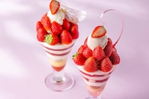 東京・品川：”豪華ショートケーキ”風の苺パフェ2種、3月1日より期間限定登場