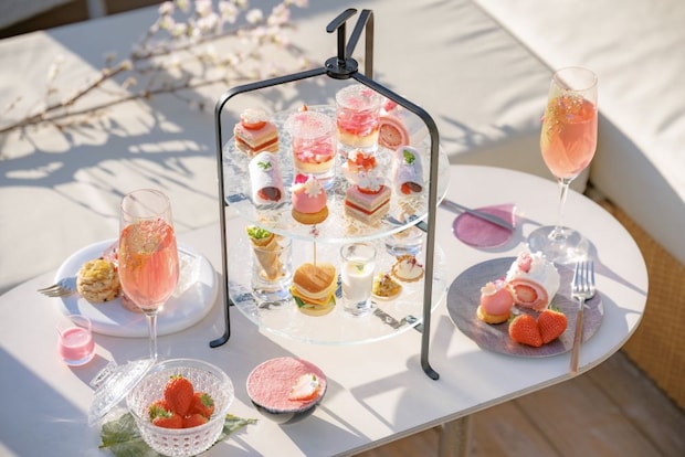 東京都千代田区：毎年恒例の”天空のお花見体験”開催　栃木県産とちあいか尽くしのアフタヌーンティー、4月12日まで展開中