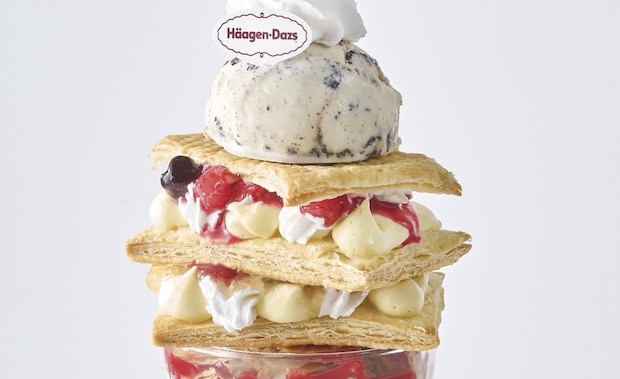 ジョナサン:ハーゲンダッツ&アールグレイの30cmデラックスパフェ、4月16日より展開
