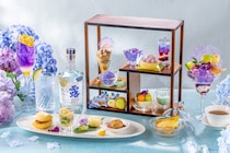 東京・品川：鎌倉クラフトジン「露」コラボの紫陽花チャイニーズアフタヌーンティー、5月7日より期間限定販売