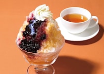銀座コージーコーナー：ほうじ茶×カシスの”ケーキ仕立て”かき氷などカフェ・レストラン併設店に5月22日より登場