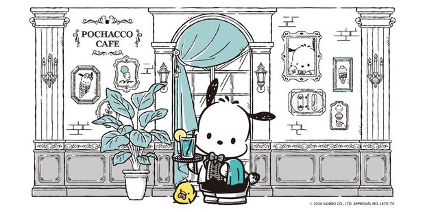 東京・大阪：ポチャッコがテーマの期間限定カフェ「POCHACCO CAFE」7月2日よりオープン