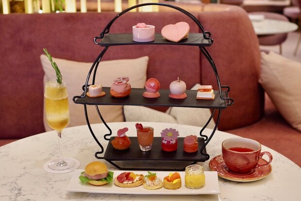 【レポート】ANAインターコンチネンタルホテル東京：目で見て舌で味わうハート尽くしの“桃アフヌン”実食してみた