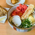 【添田】6月にNEW OPEN！筑豊では珍しいラインナップ、山びこうどんの紅生姜天うどん