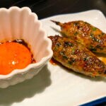 【飯塚】卵黄タレが絶品！スミヤキ・テツヤキ 雄笑の手作りつくね