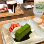 【直方】工場をリノベしたアンティークなカフェ。Shop and Cafe CROPの自家製できたて抹茶テリーヌショコラ