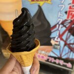 【香春】黒さの秘密はなんと竹炭？！BUNNY’Sの炭鉱ソフトクリーム
