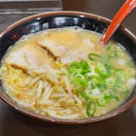 【飯塚】スープの決め手は五右衛門釜！？原ラーメン店の醤油とんこつラーメン“あまみ”